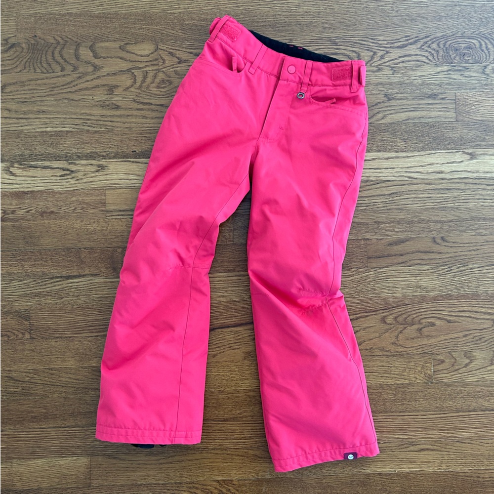 Roxy Girls Hot Pink Insulated Snow Pants/Ski Pants — excellent condition